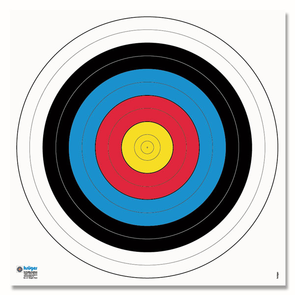 Target face for 65m and 50m